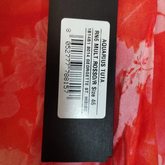 NWT PINKO Aquarius Tuta Jumpsuit  wide leg flutter sleeve pink sz 46 us 14 - Picture 9 of 11